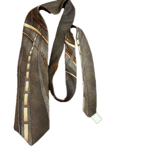 Bill Blass black label  4” silk tie - Picture 4 of 5